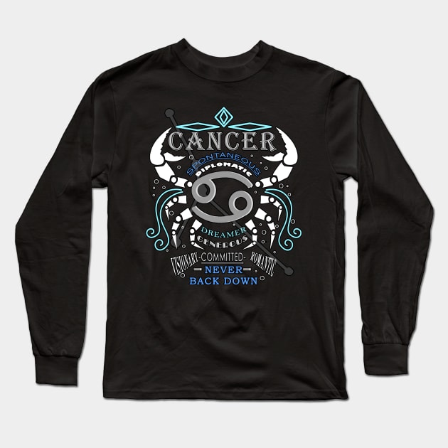 CANCER Long Sleeve T-Shirt by Resol